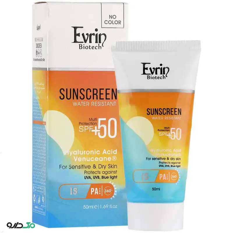 کرم ضد آفتاب پوست معمولی و چرب اورین بیوتک SPF50